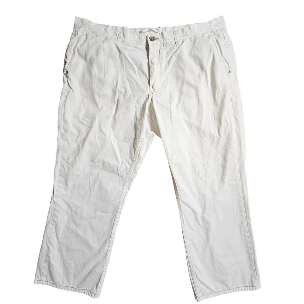 Tommy Bahama Mens Chino‎ Pants 42x32 Cotton Minimalist Capsule Wardrobe Staple